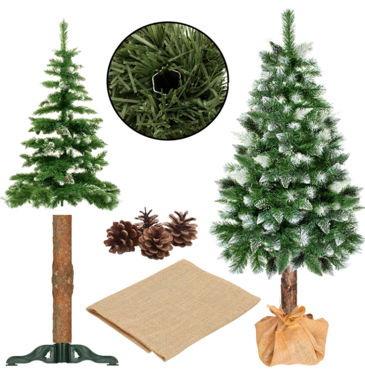 CHOINKA NA PNIU - NATURALNA SOSNA DIAMENTOWA + STOJAK