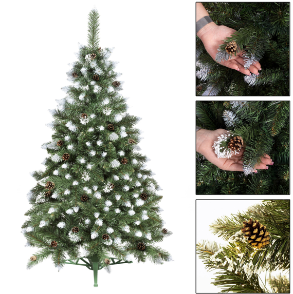 CHOINKA KLASYCZNA SOSNA DIAMENTOWA - OŚNIEŻONA